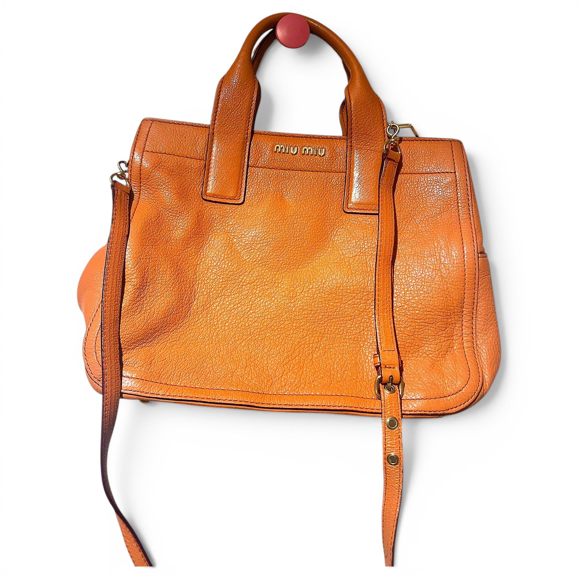 Leather handbag