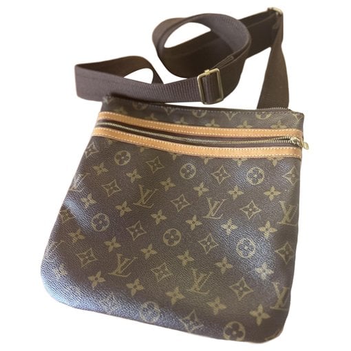 Leather clutch bag