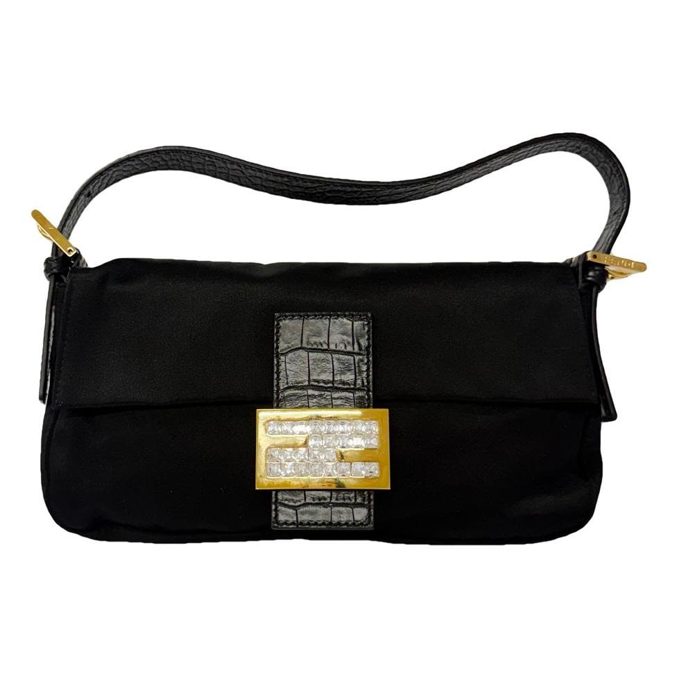 Baguette leather handbag