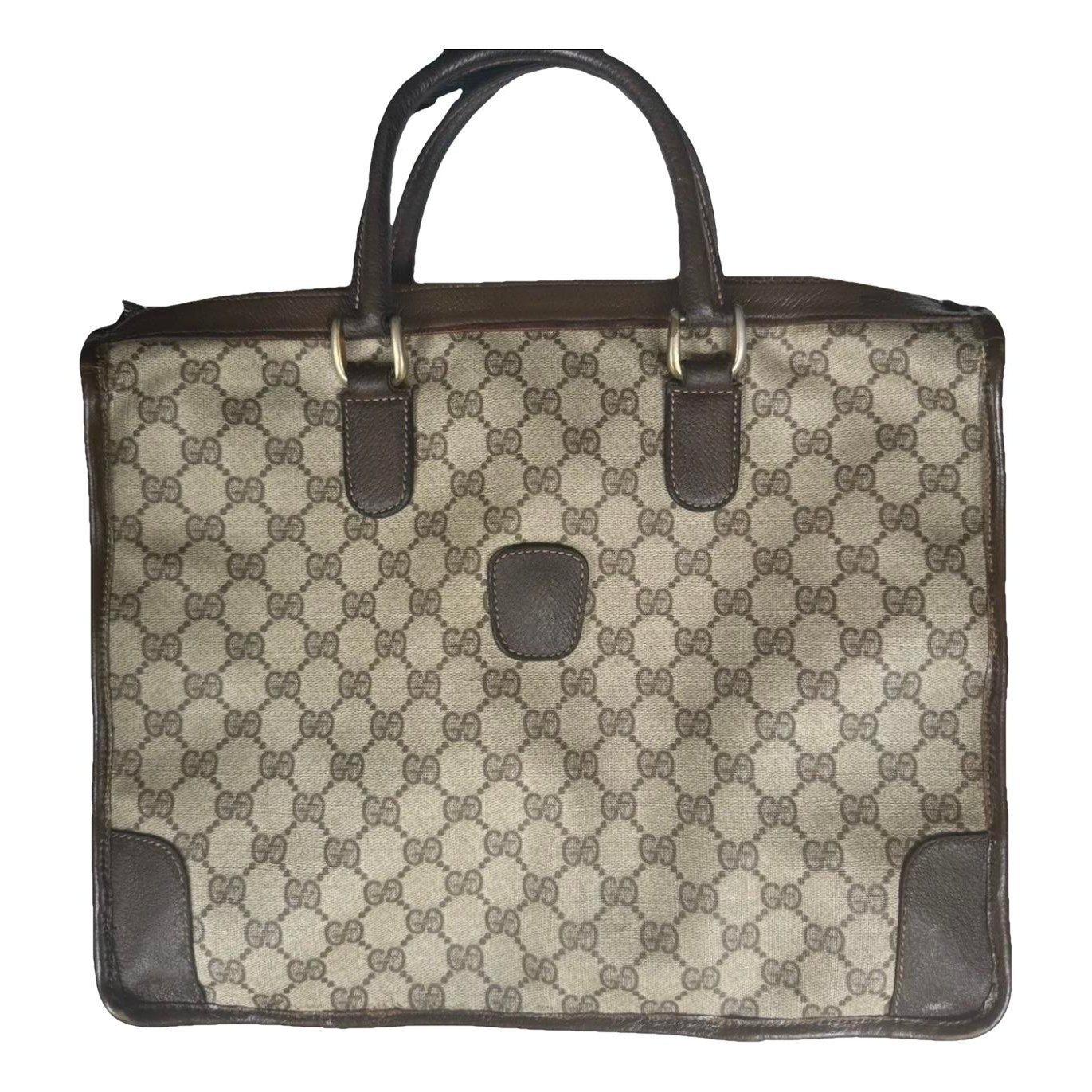Ophidia Top Handle leather handbag