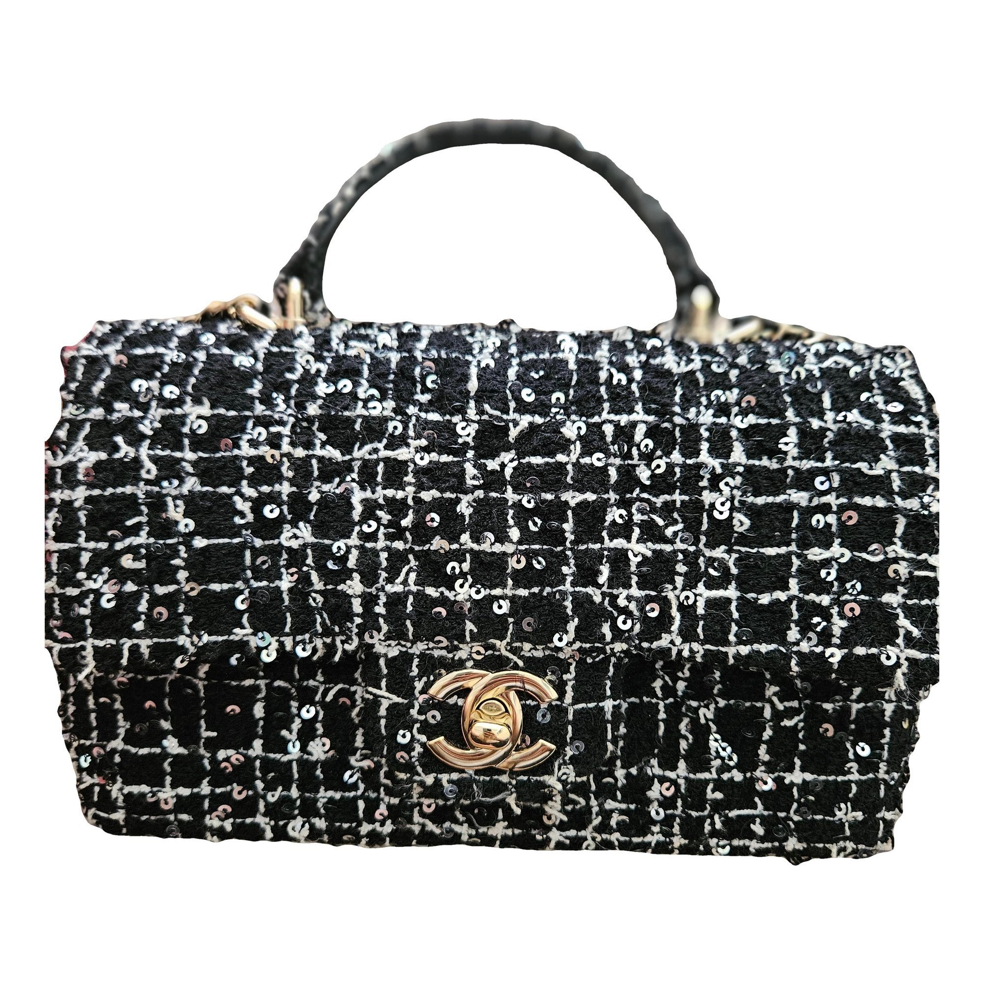 Timeless Classique Top Handle tweed handbag
