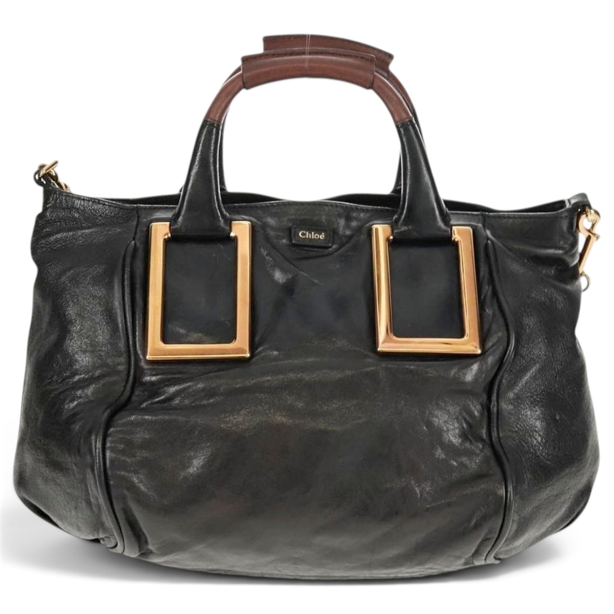 Leather handbag