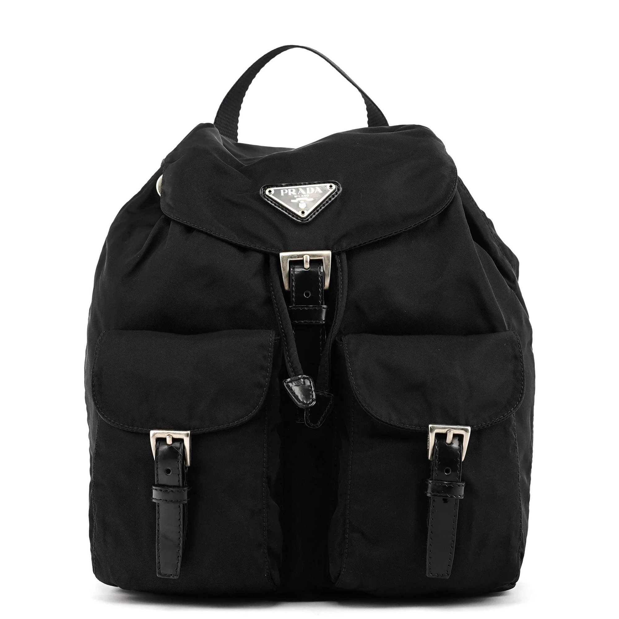 Leather backpack