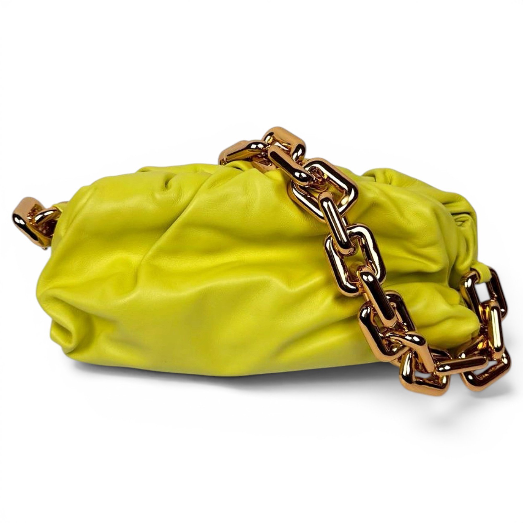 Chain Pouch leather handbag