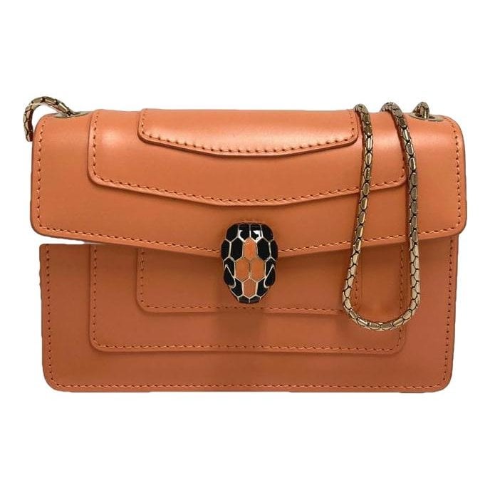 Serpenti leather handbag