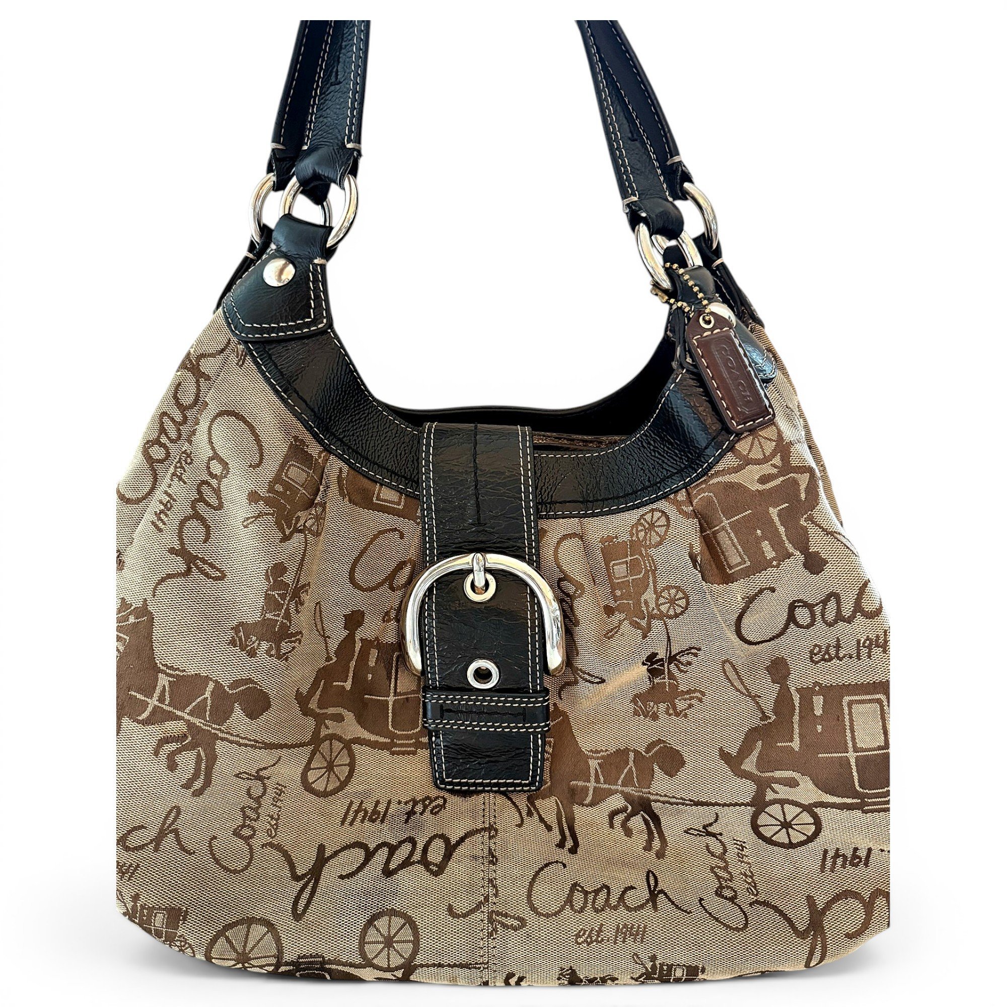 Leather handbag