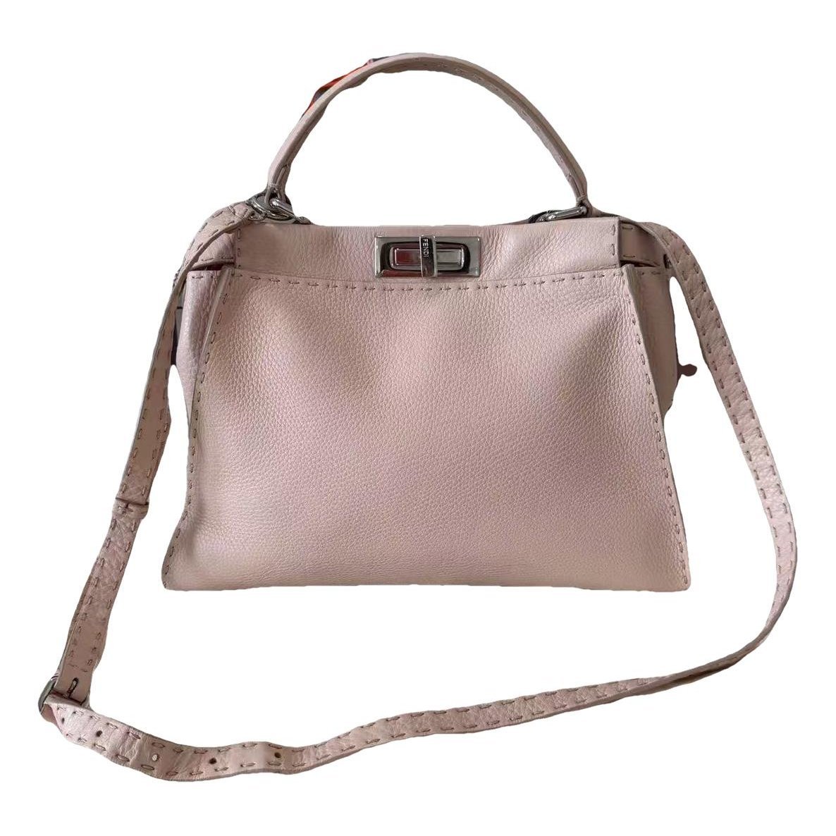 Peekaboo leather handbag