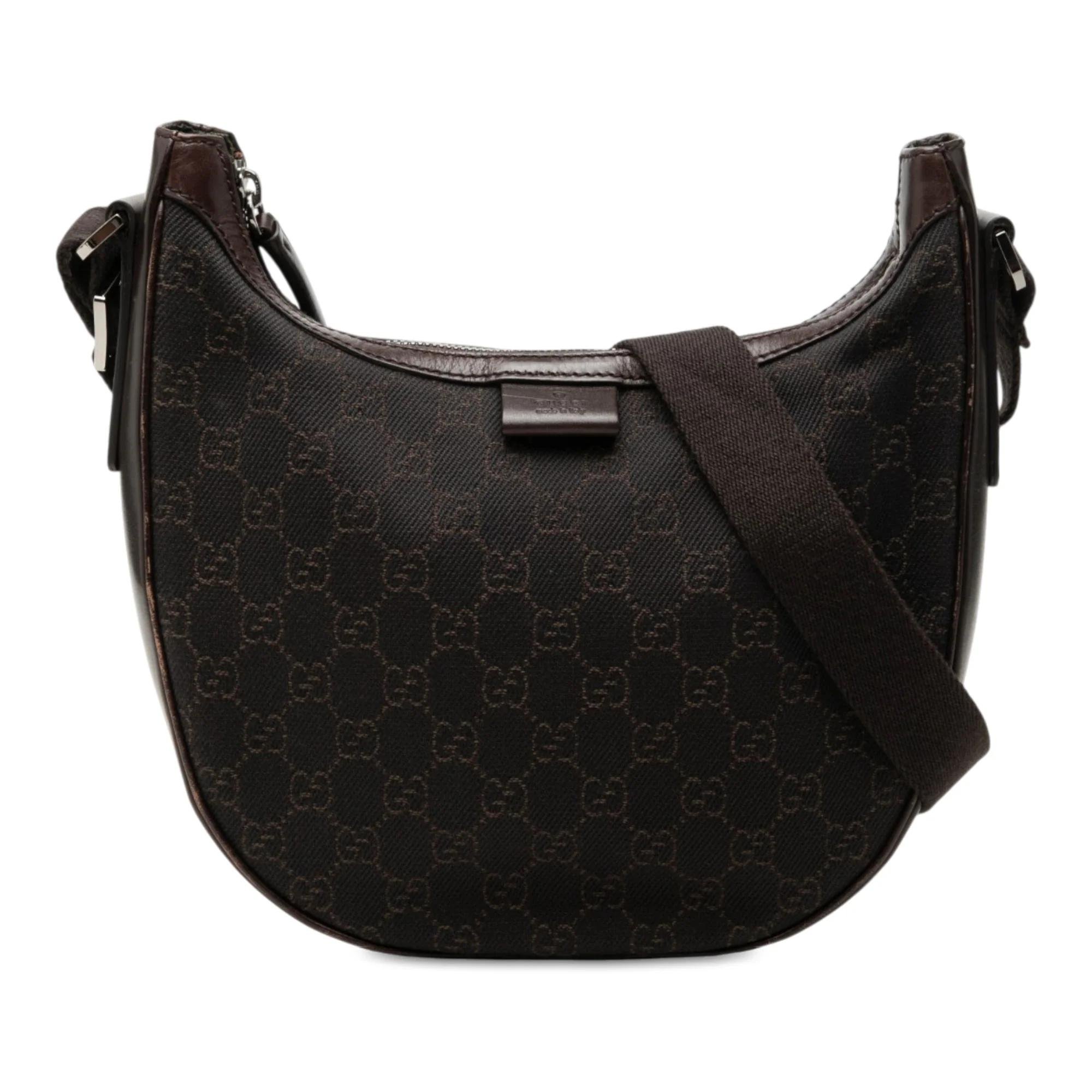 Gucci B leather crossbody bag