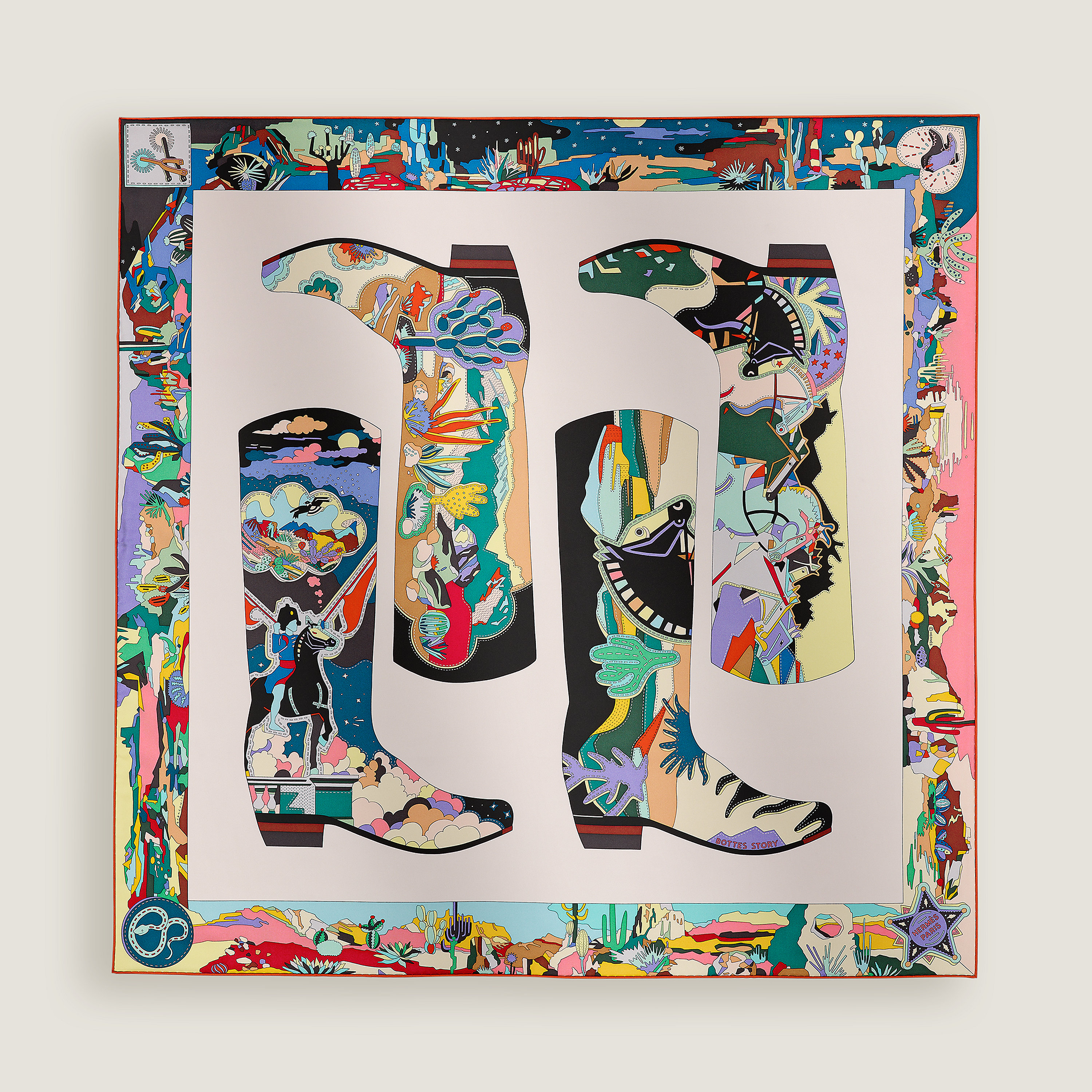 Bottes Story scarf 90