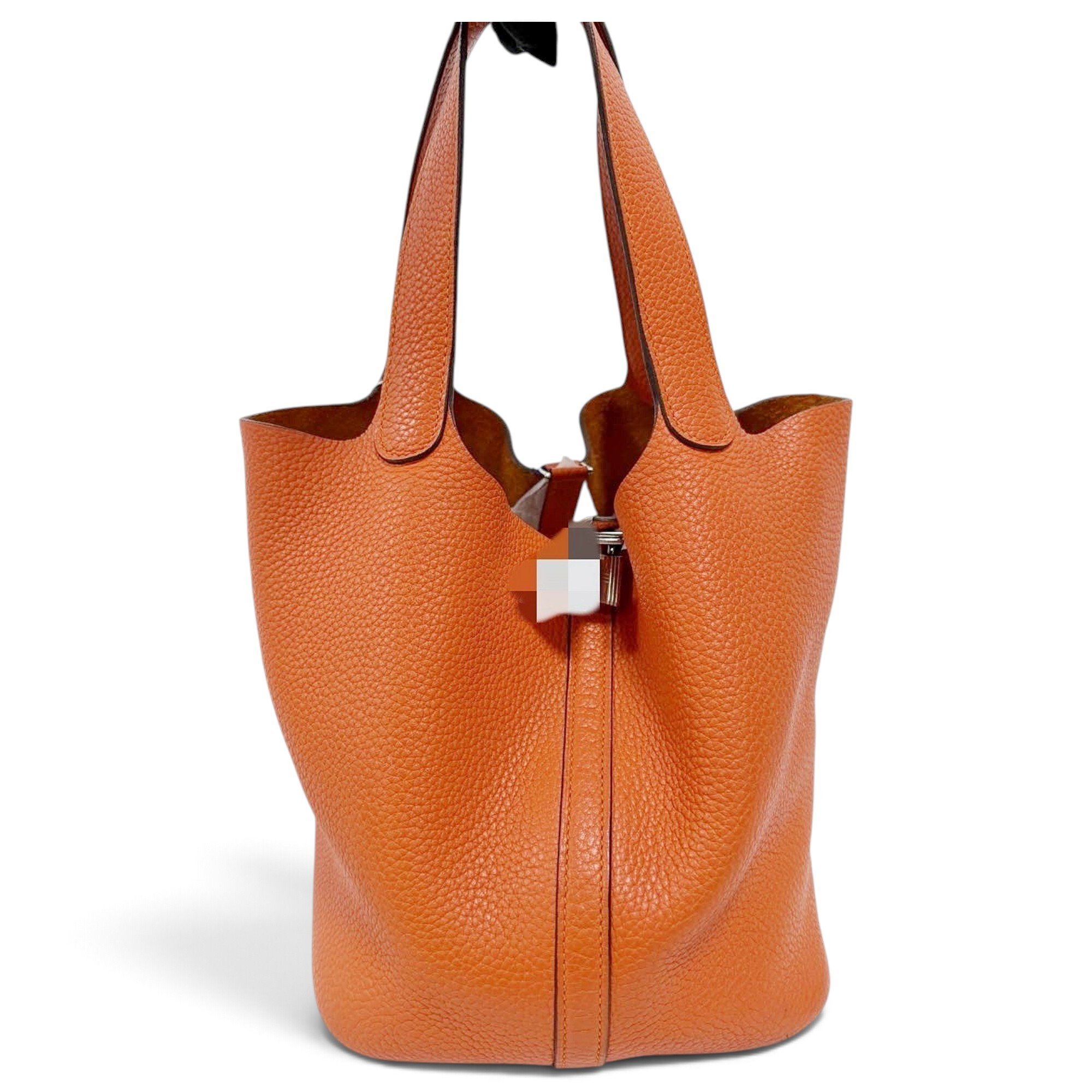 Hermes Picotin Handbag Orange