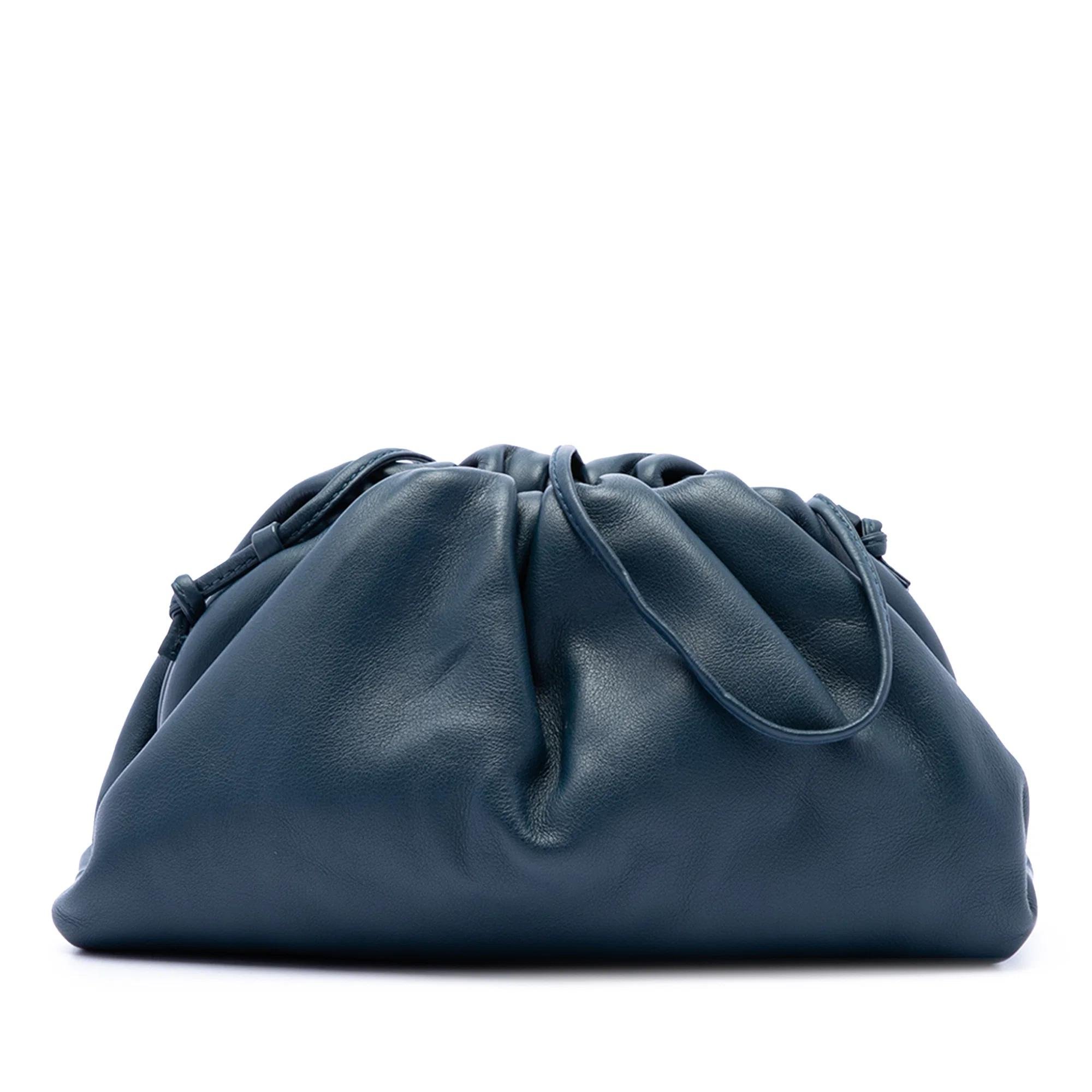 Pouch leather crossbody bag