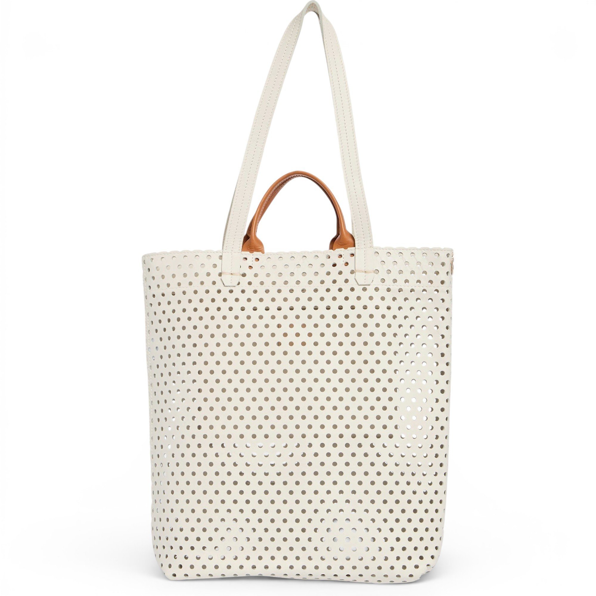 Leather tote