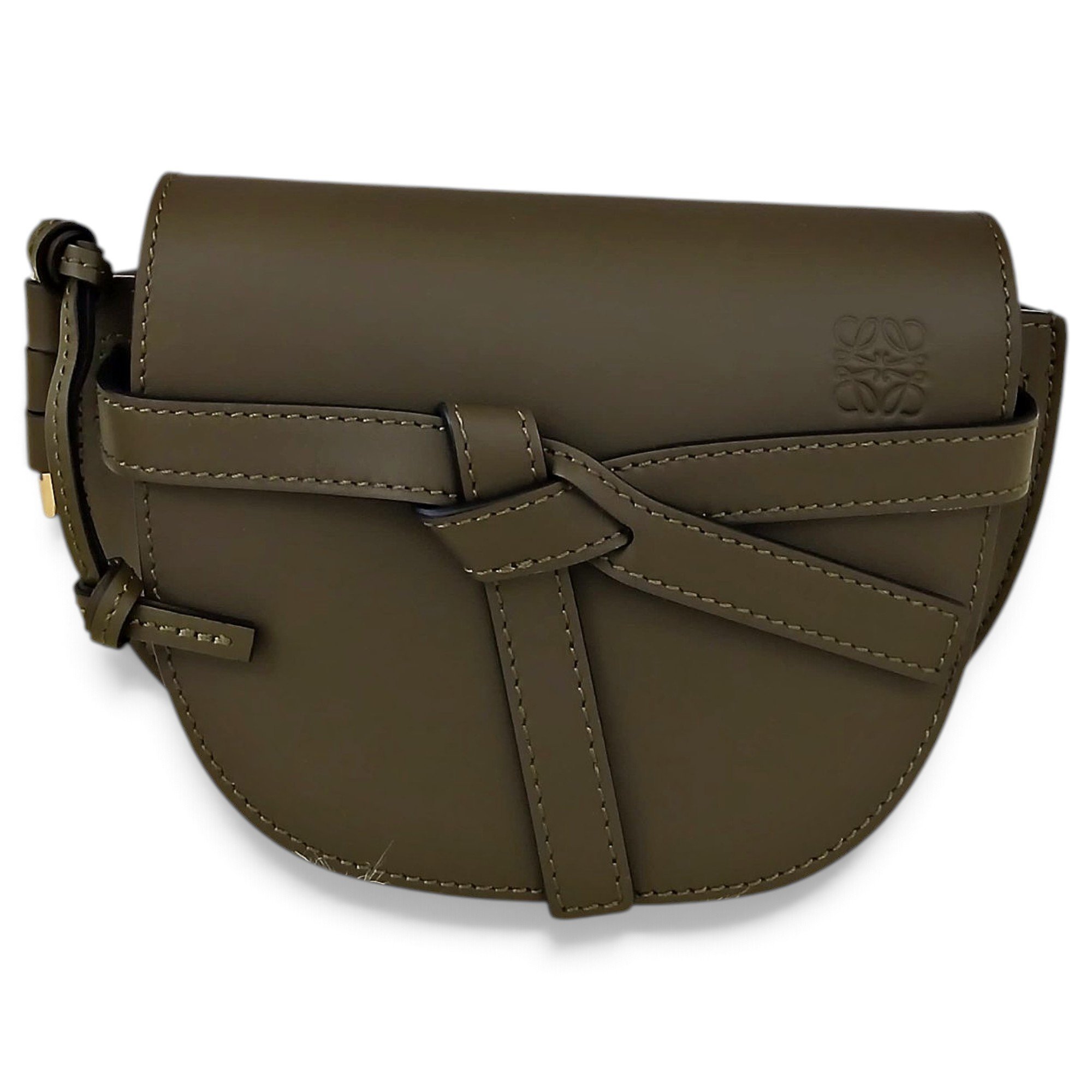 Gate leather crossbody bag