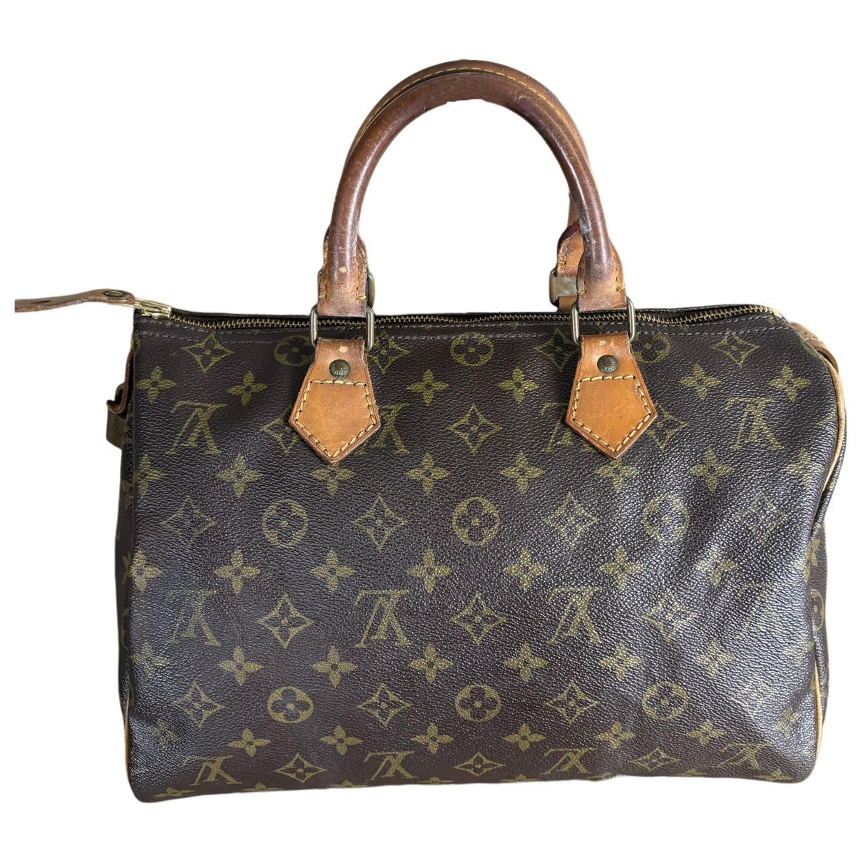 Speedy leather handbag