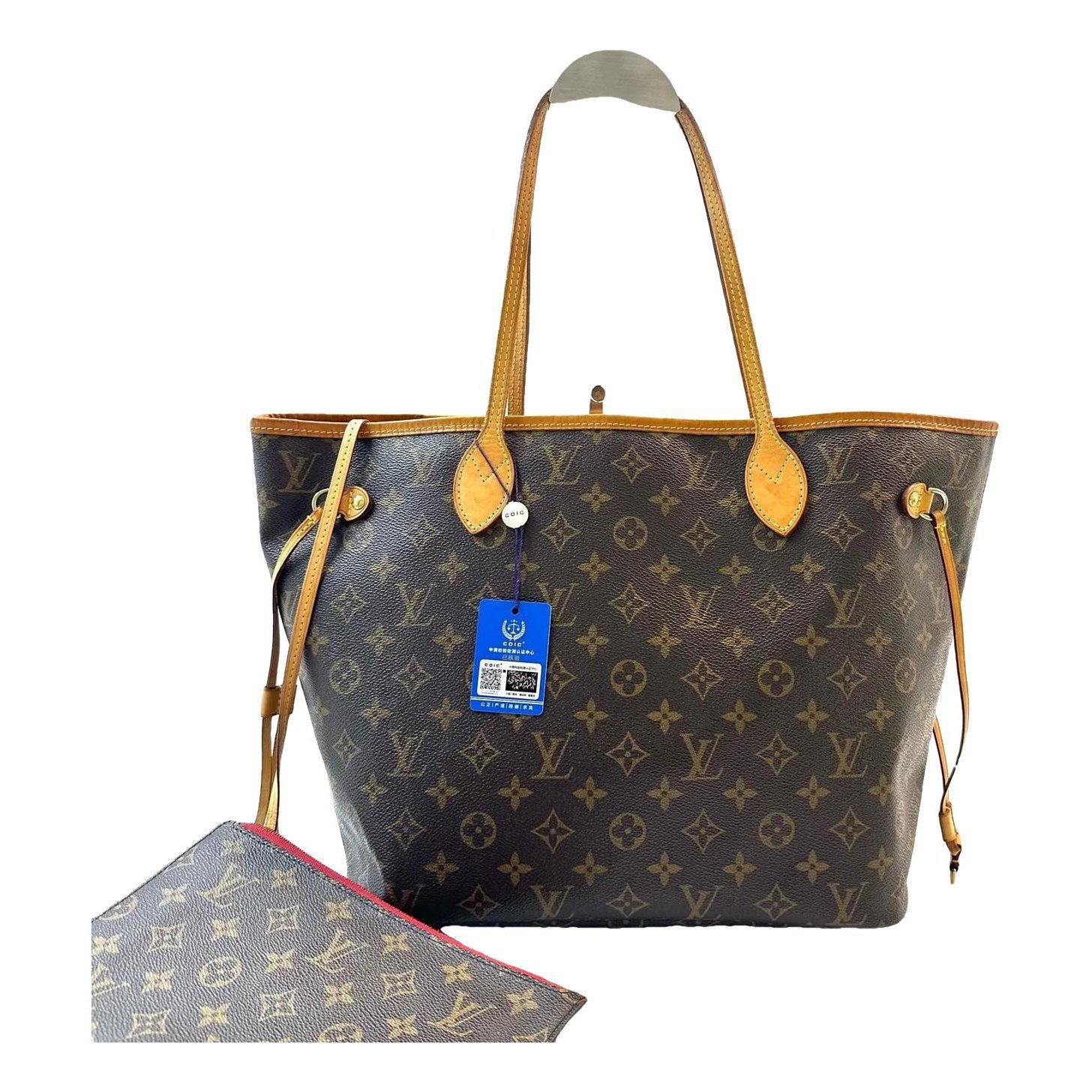 Neverfull leather tote