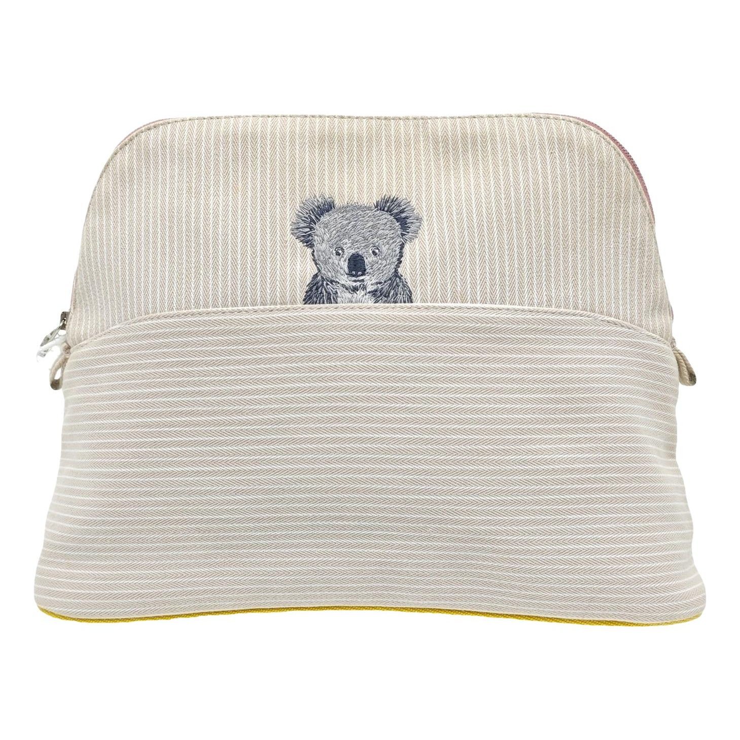 Hermes Bolide cloth handbag