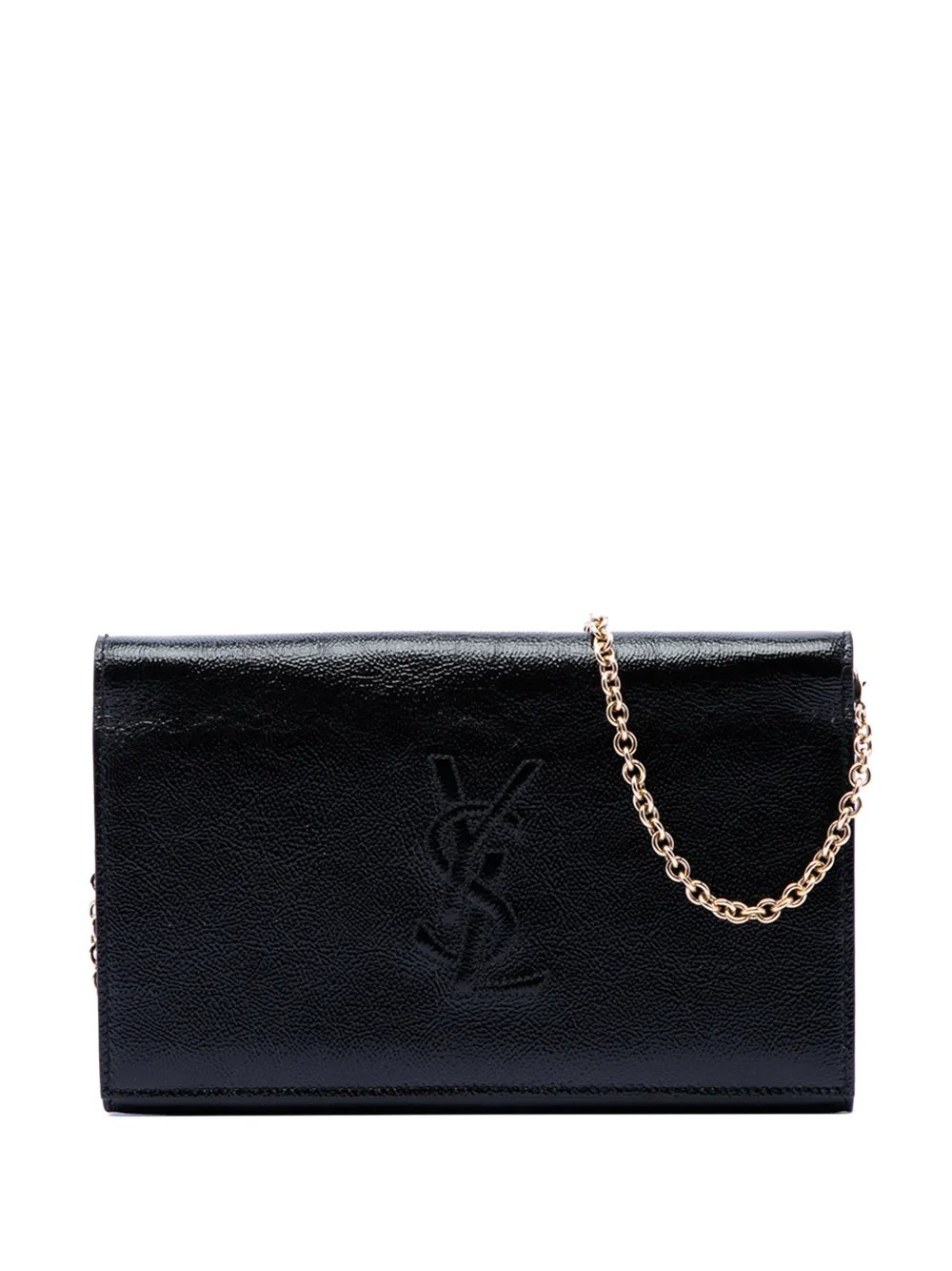 20th Century Crinkled Calfskin Belle de Jour Chain Clutch shoulder bag