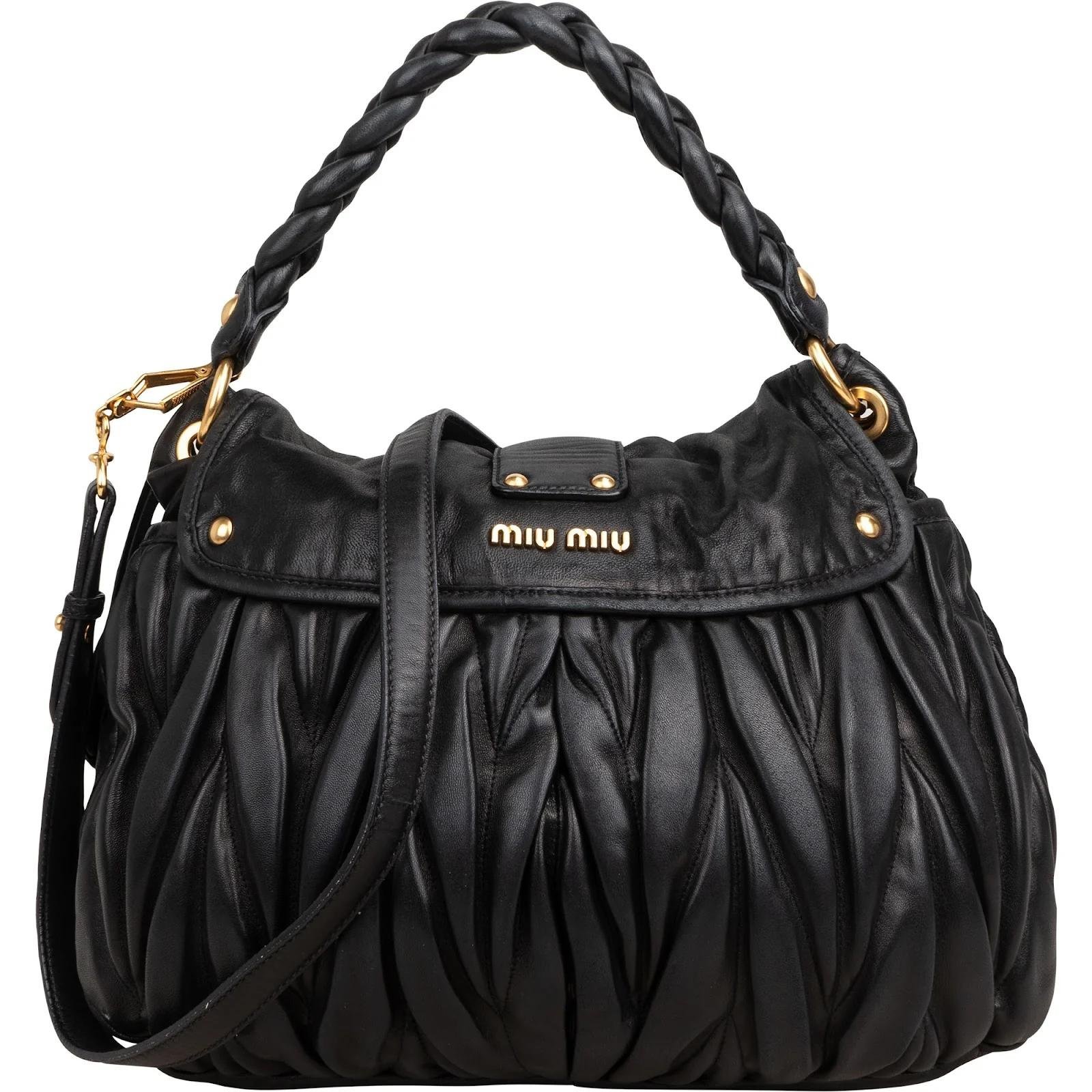Coffer leather handbag