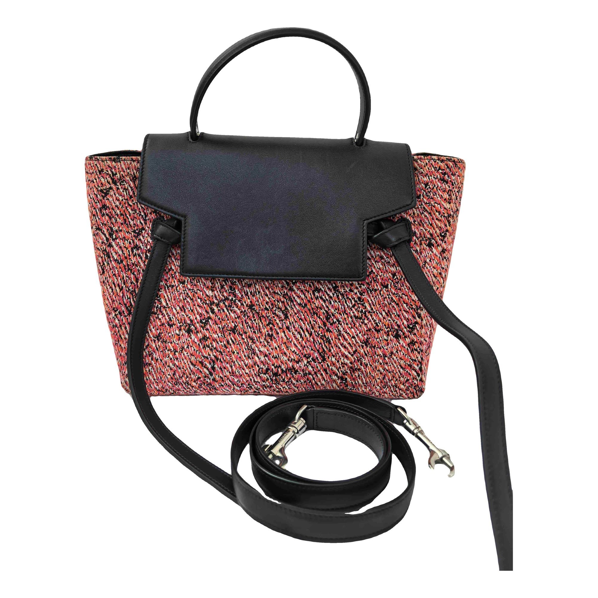 Belt leather handbag