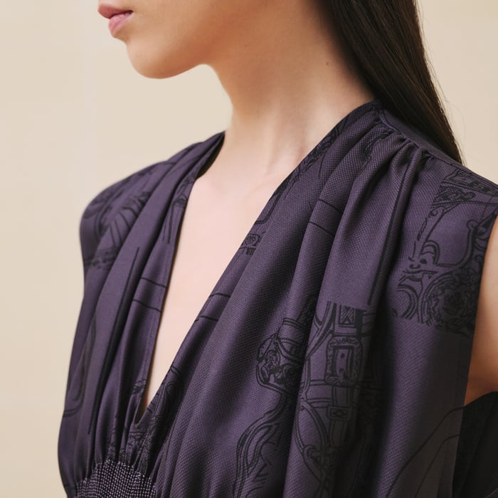 Violet Améthyste "En Desordre Finesse" Dress