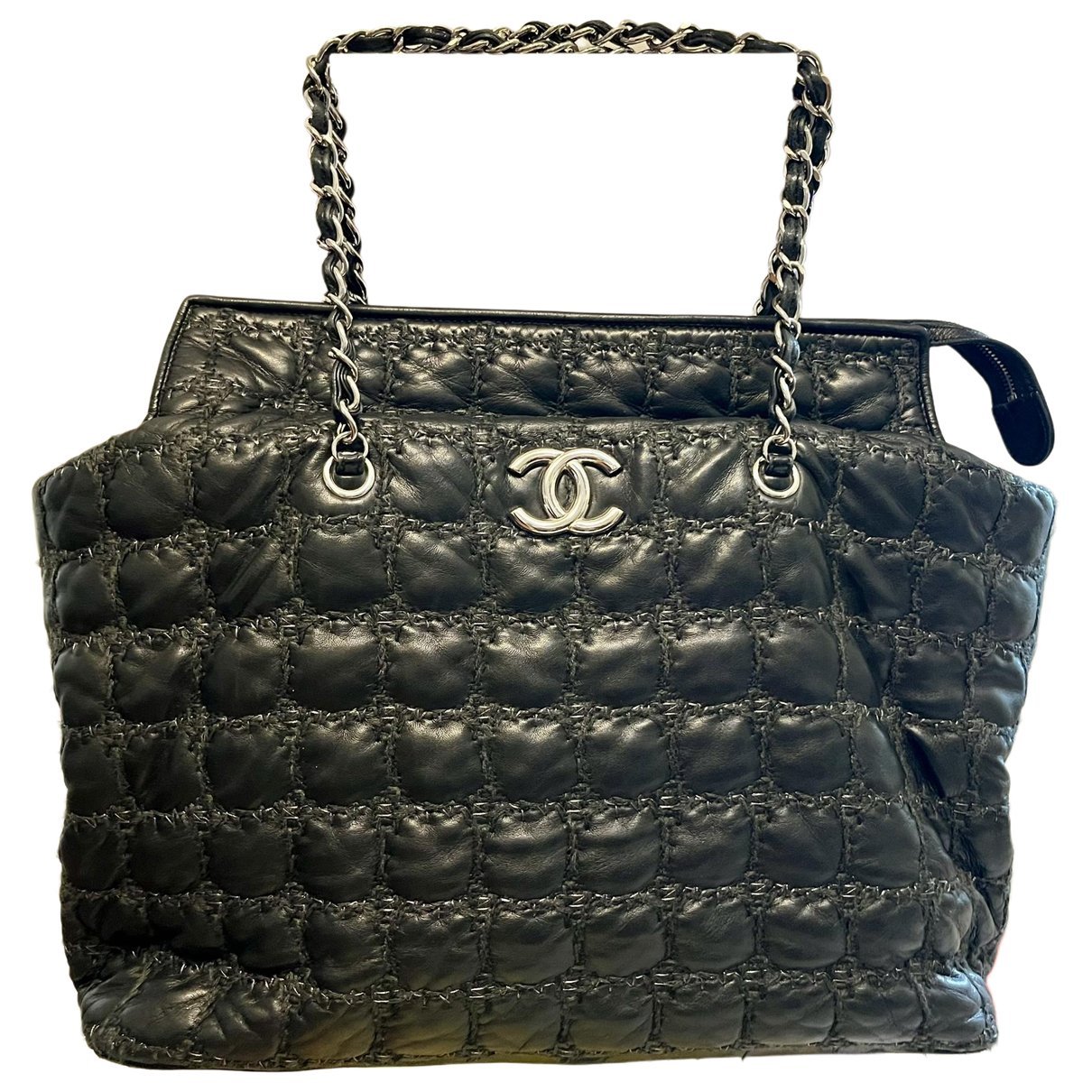 Grand shopping leather tote