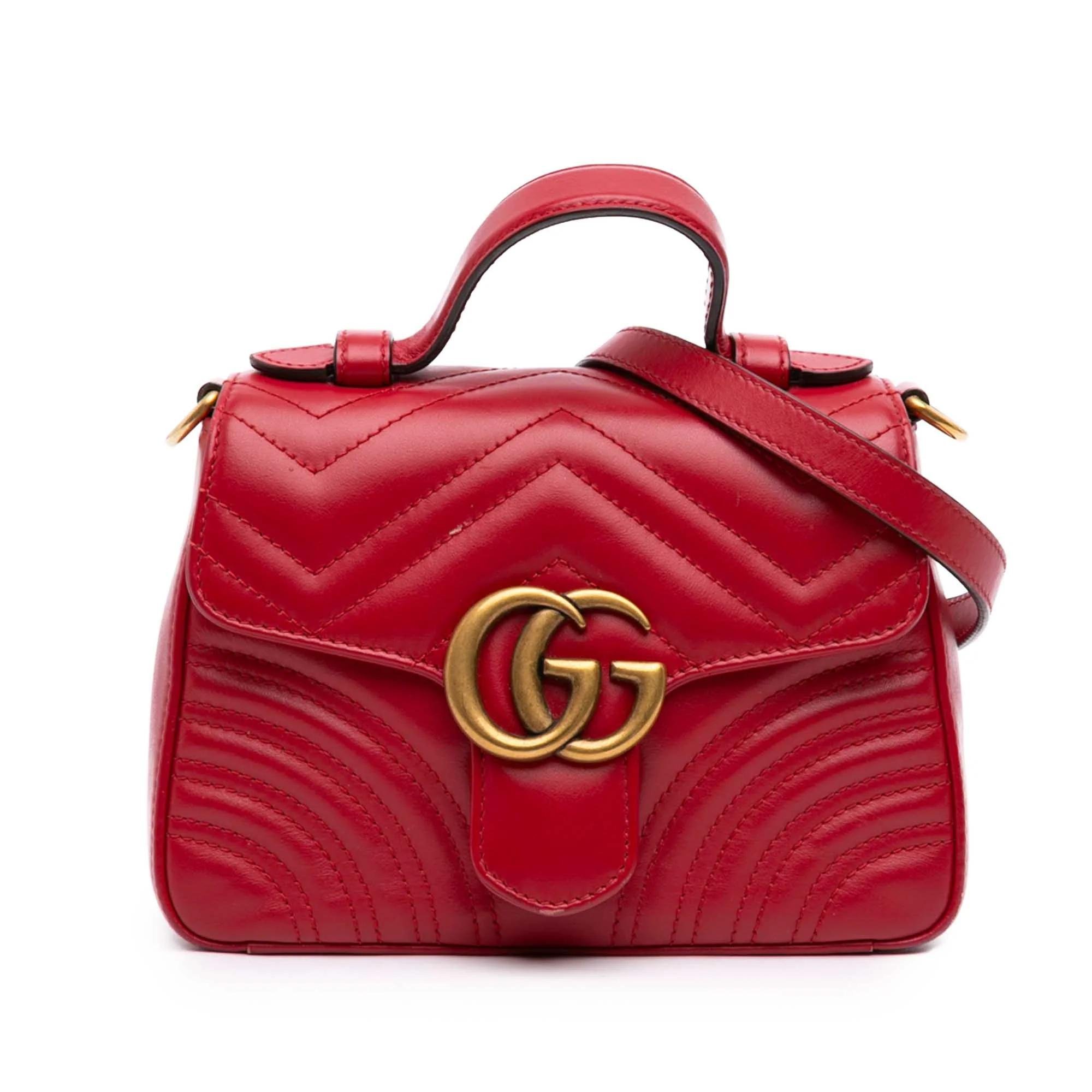 GG Marmont pony-style calfskin handbag