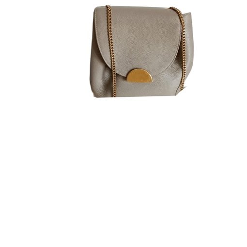 Numéro un mini leather clutch bag