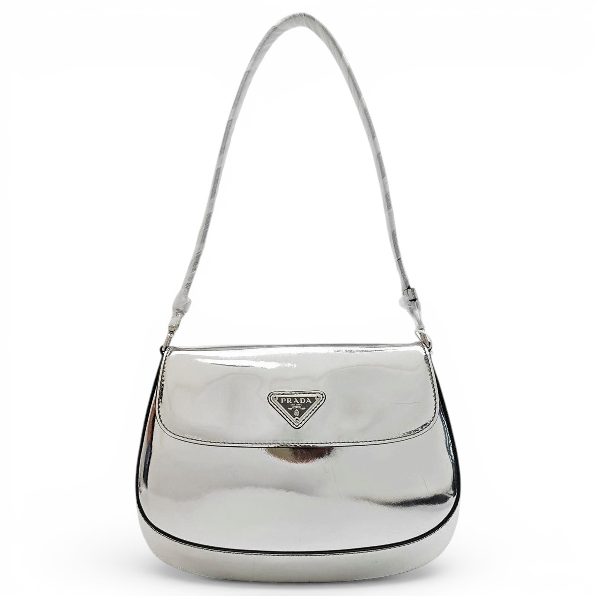 Cleo patent leather handbag