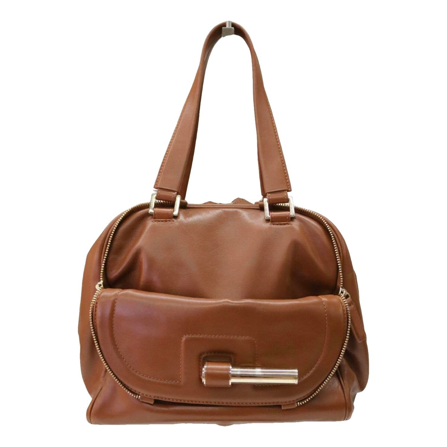 Justine leather handbag