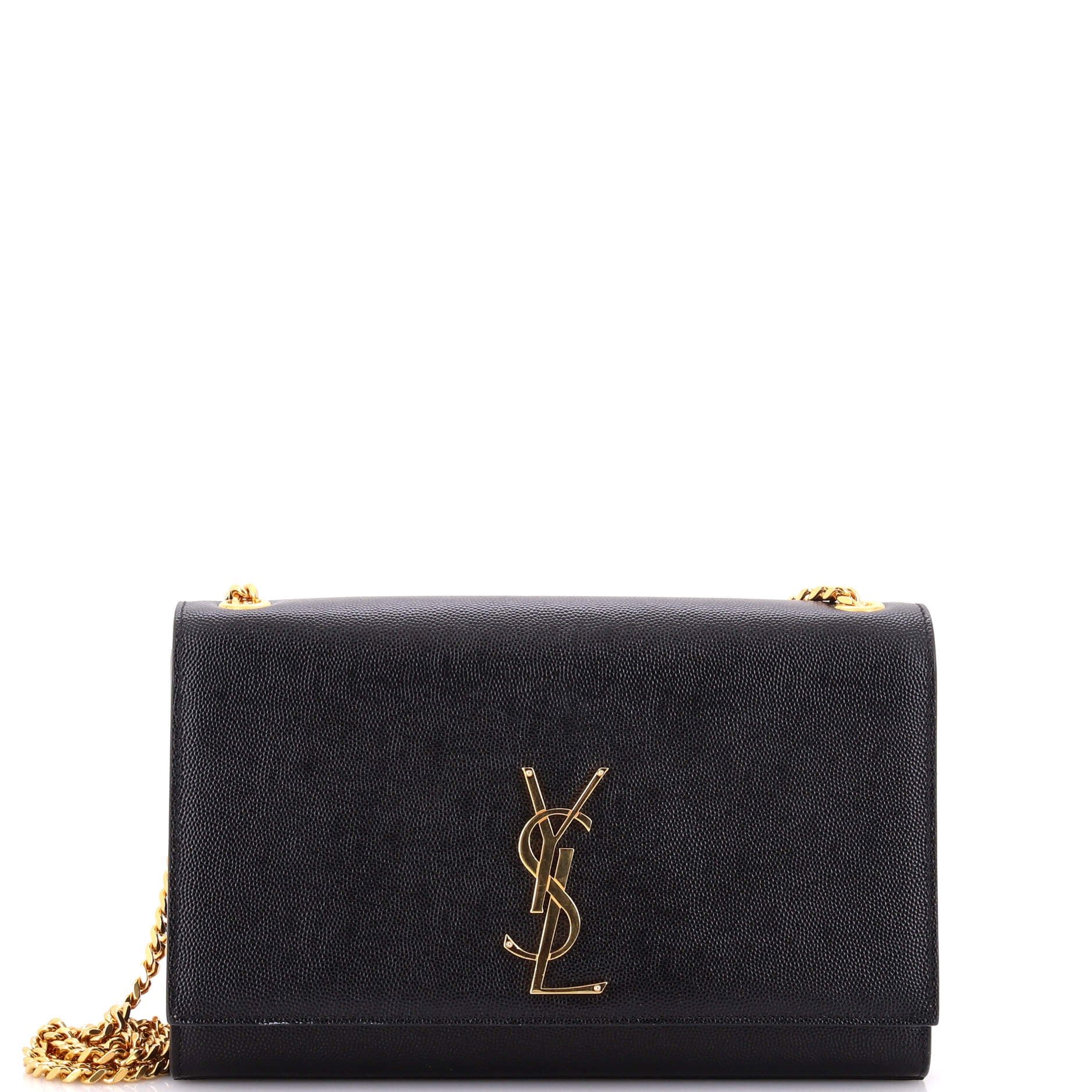 Classic Monogram Crossbody Bag Grainy Leather Medium