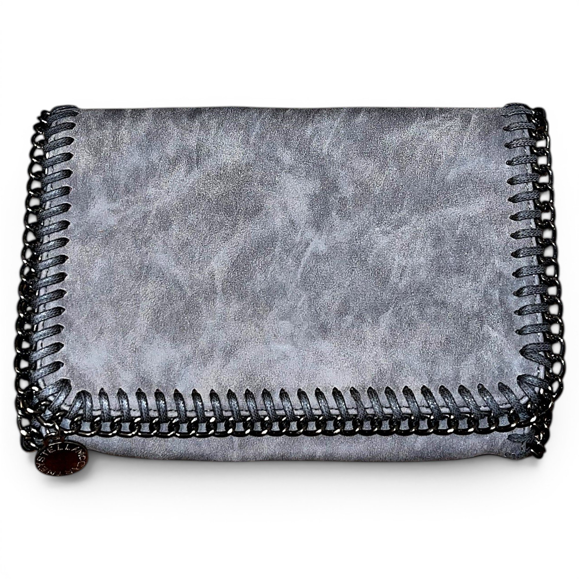 Falabella leather clutch bag