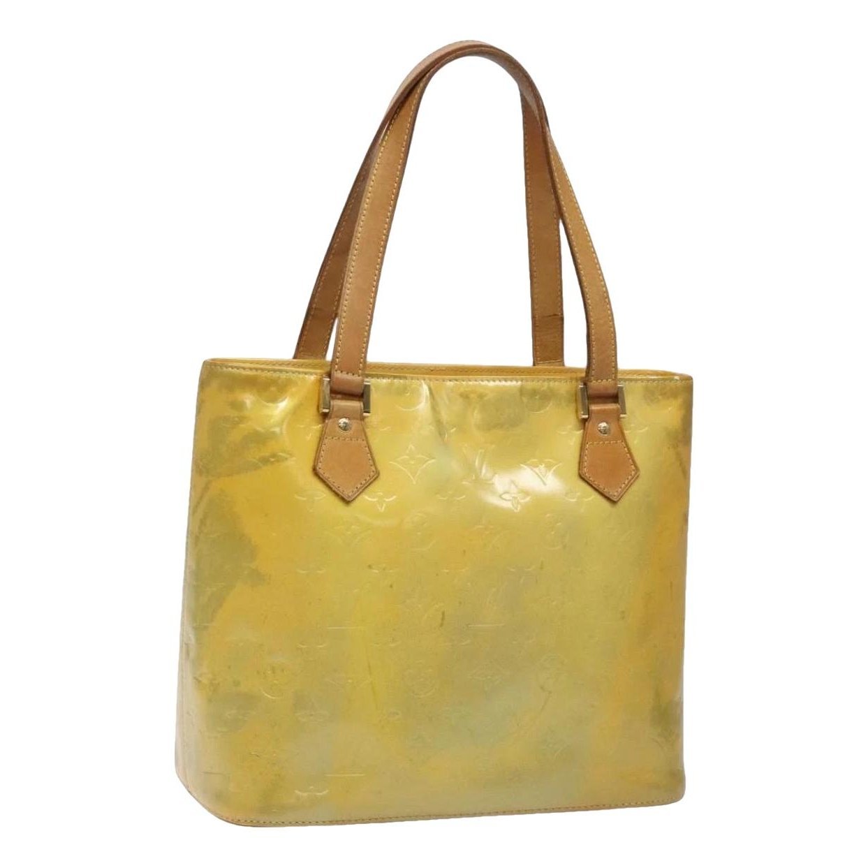Patent leather handbag