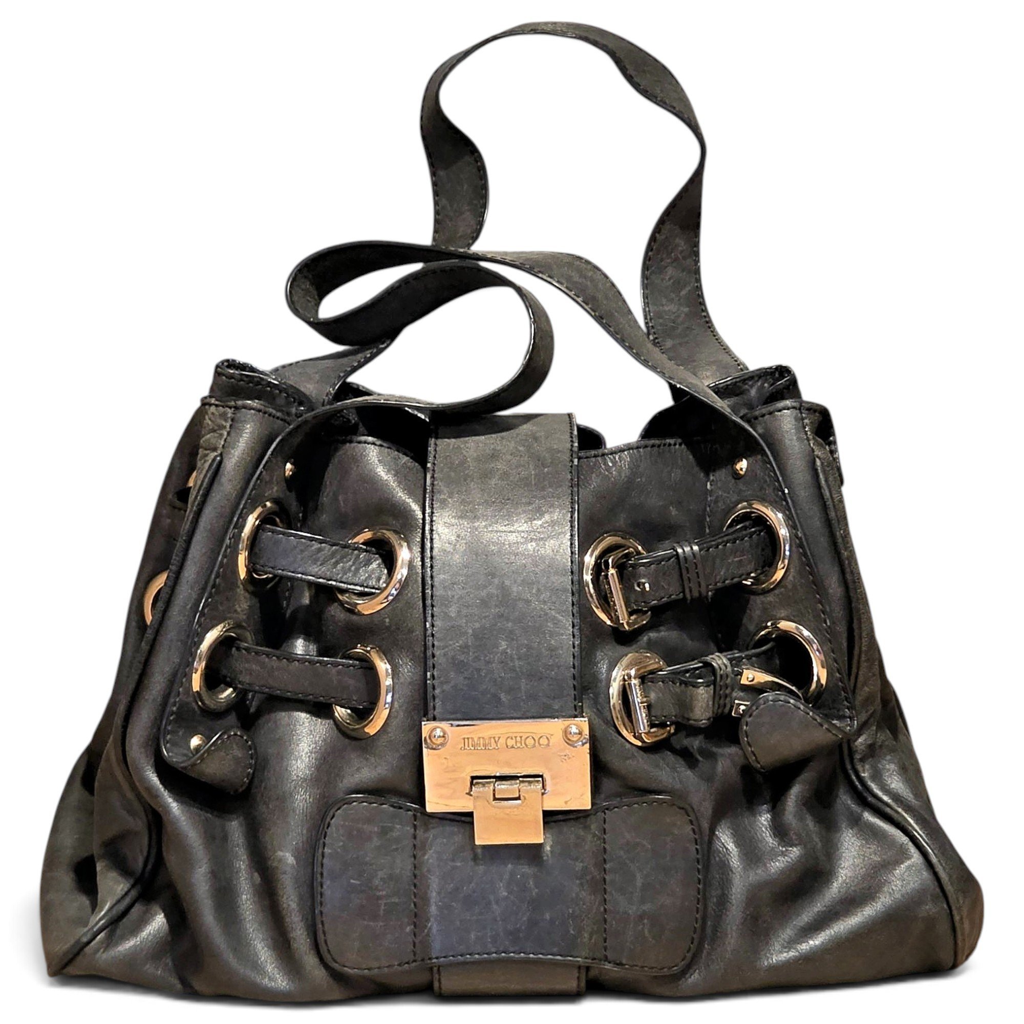 Leather handbag