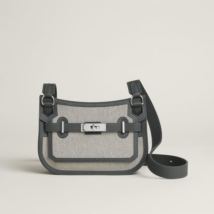 Jypsiere Mini Toile & Cuir Bag