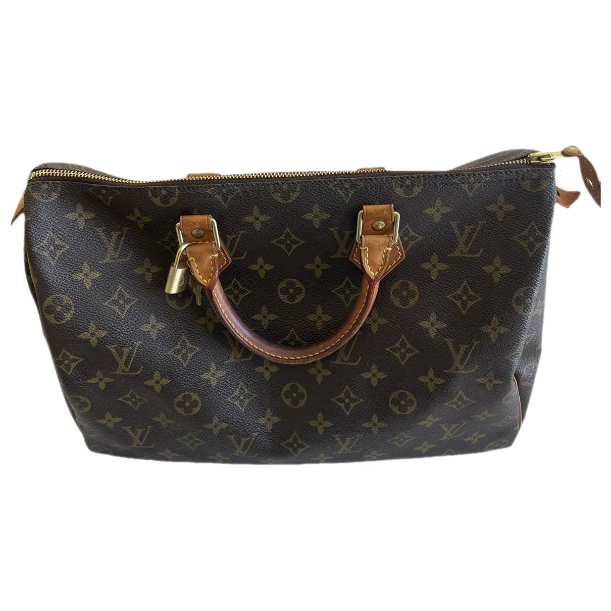 Speedy leather handbag