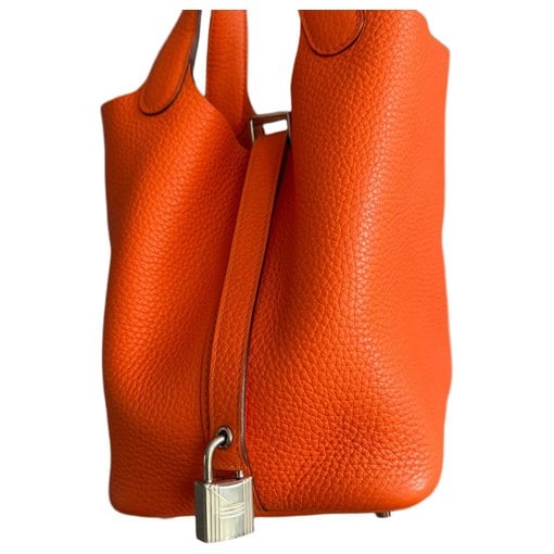 Picotin leather handbag