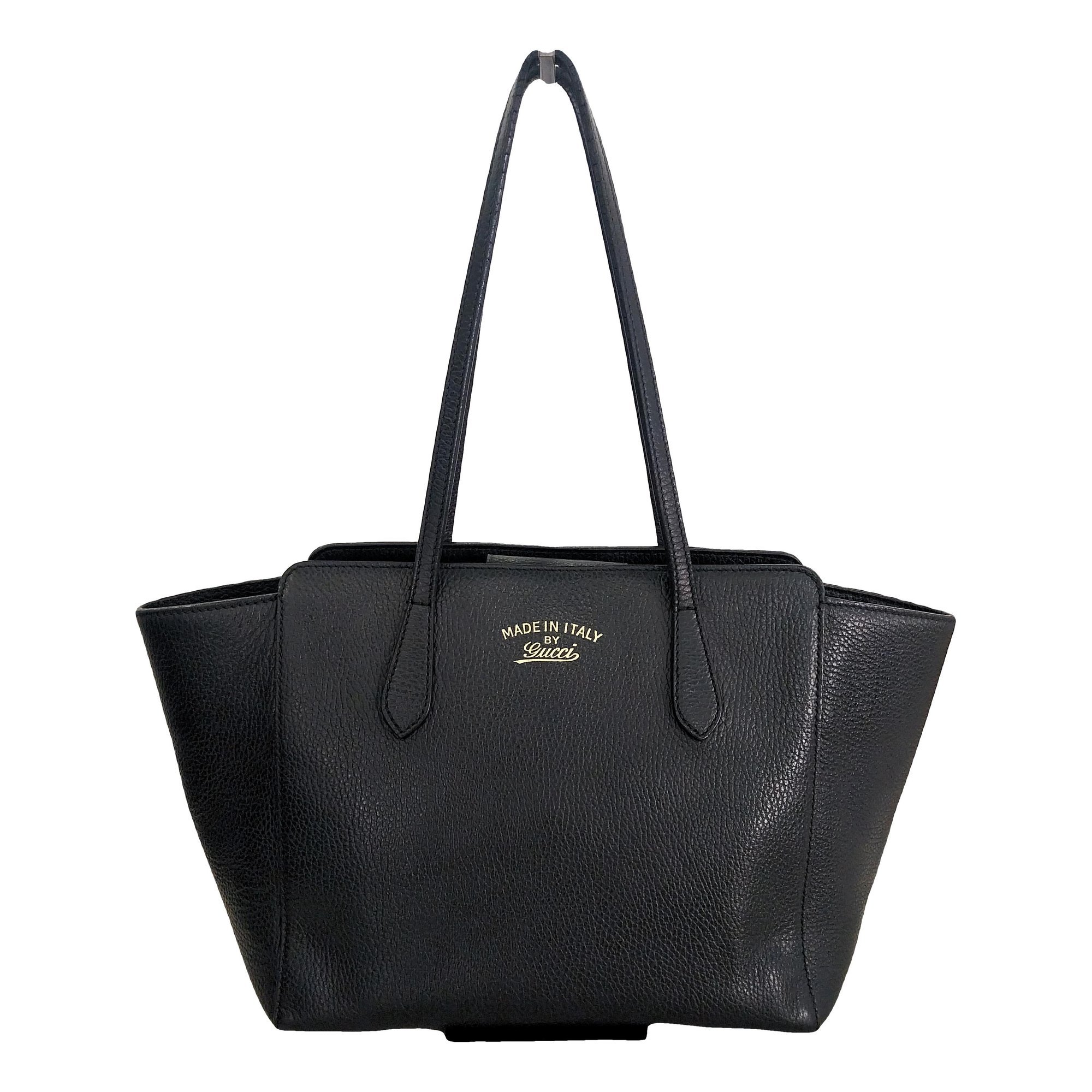 Swing leather handbag