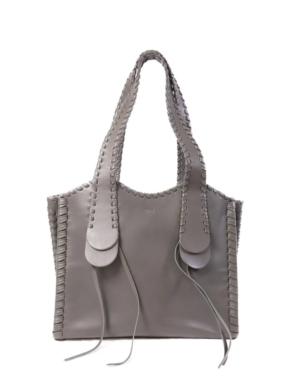 Chloe Mony whipstitch tote bag
