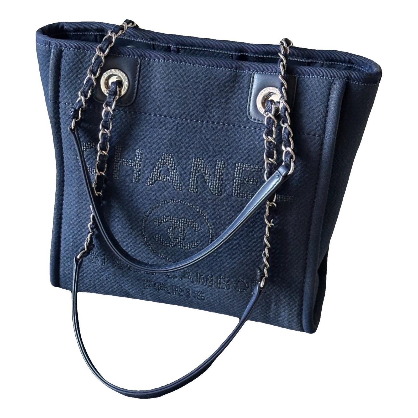 Deauville Chain cloth tote