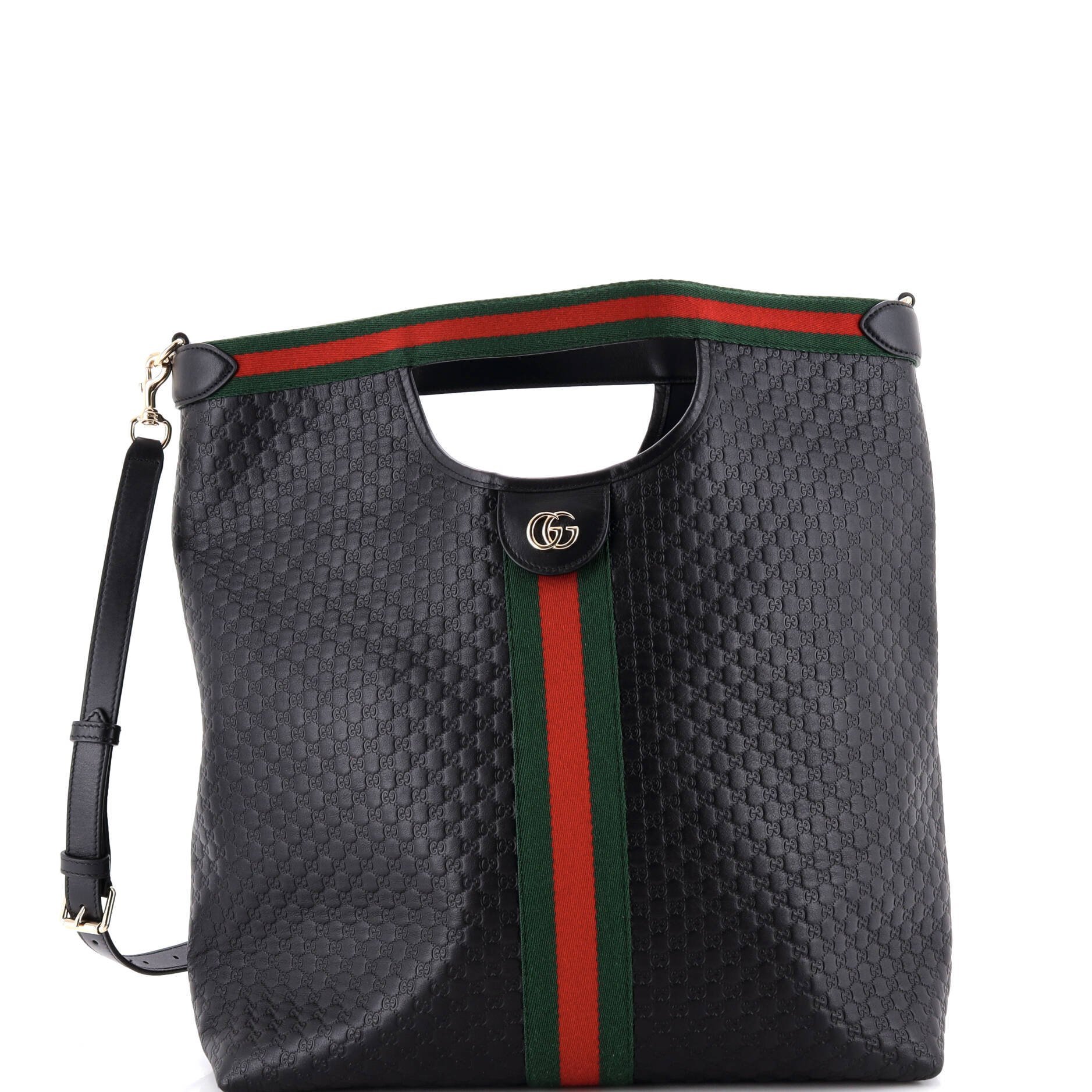 Leather tote