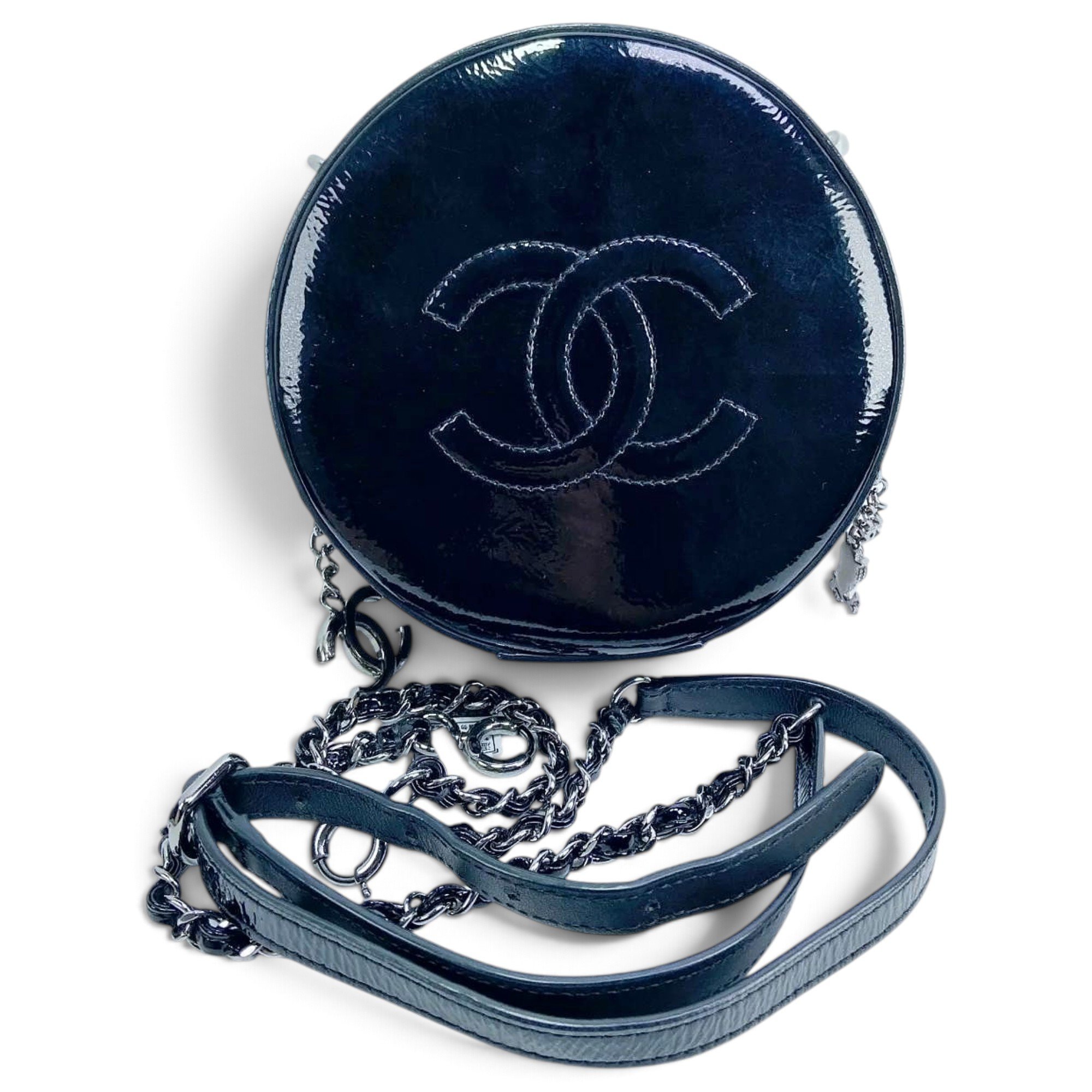 Patent leather crossbody bag