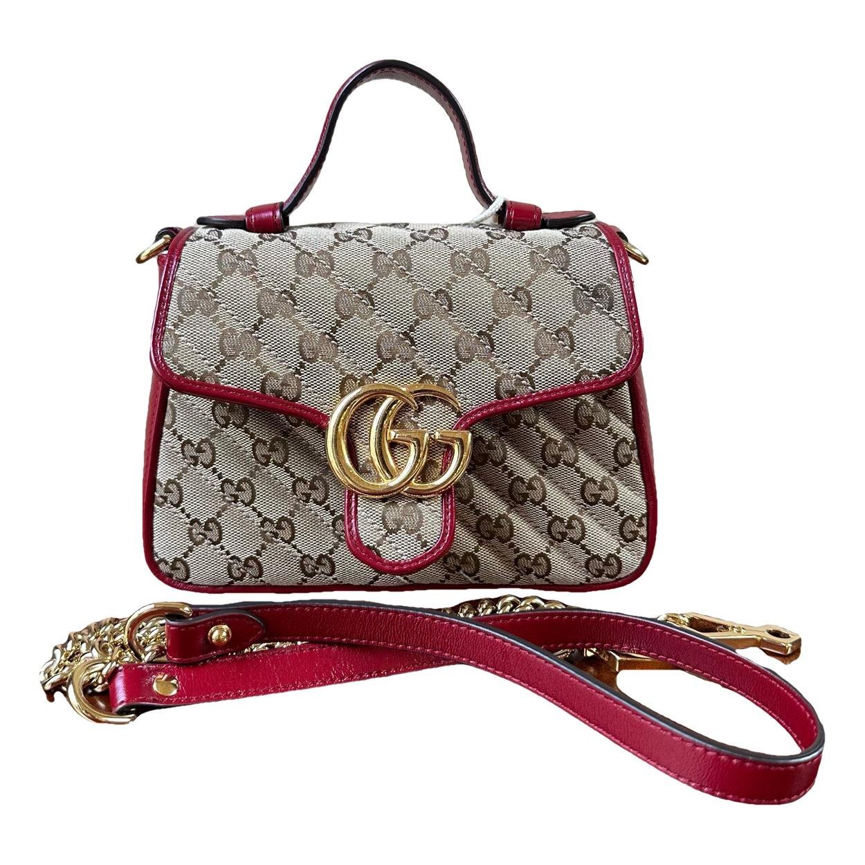GG Marmont Flap leather handbag