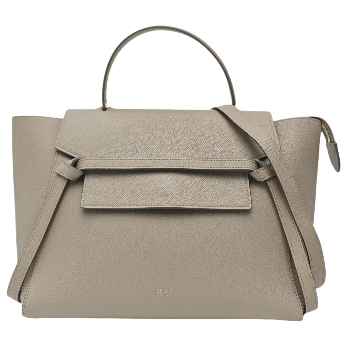 Belt leather handbag