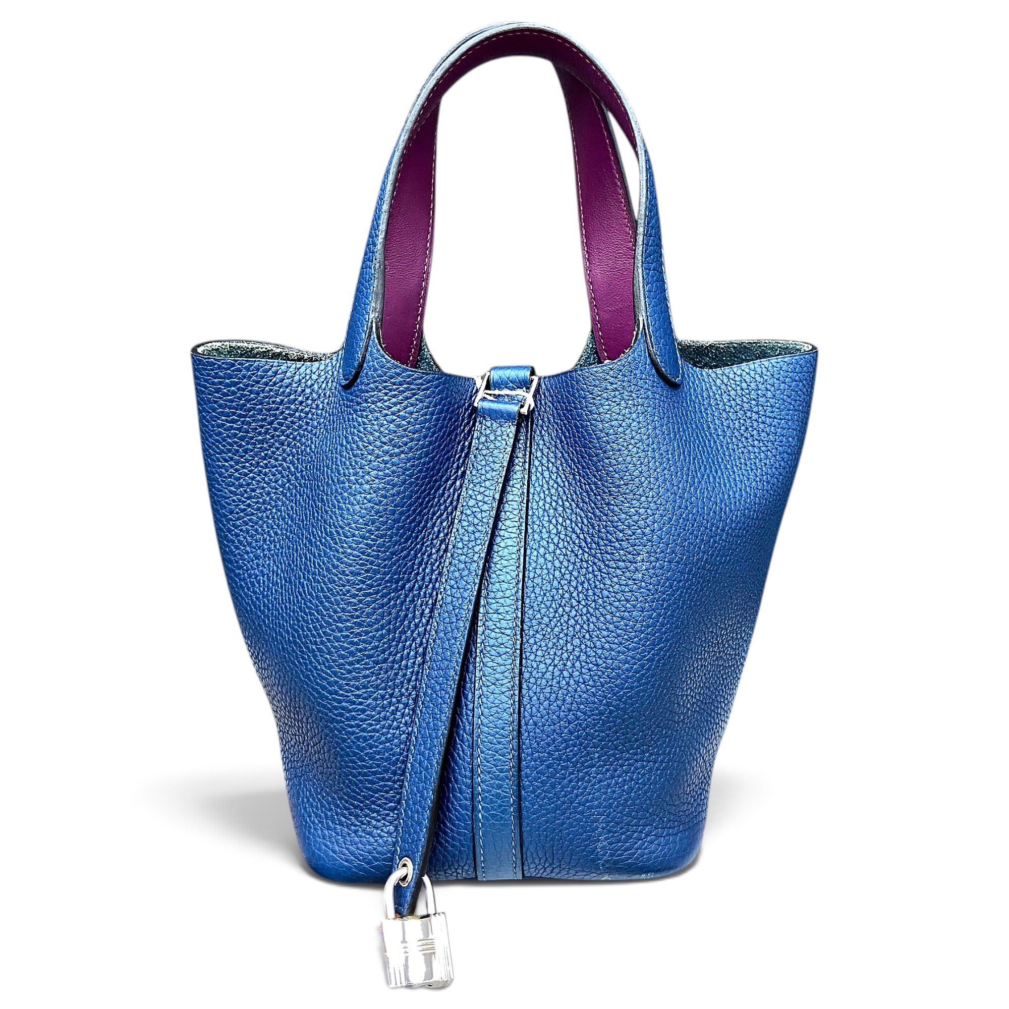 Picotin leather handbag