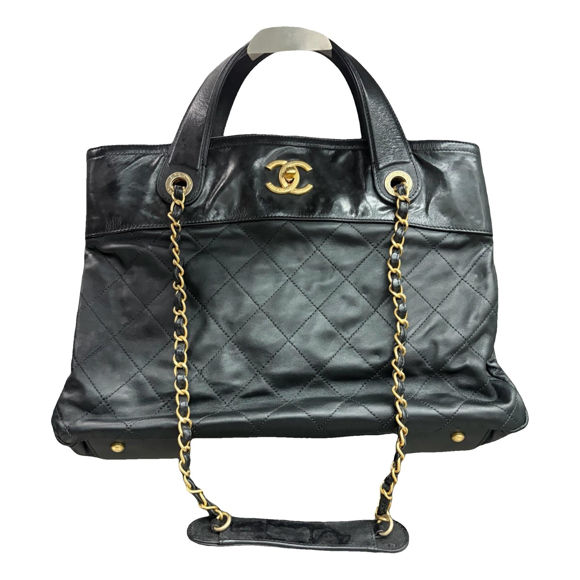Petite Shopping Tote leather tote