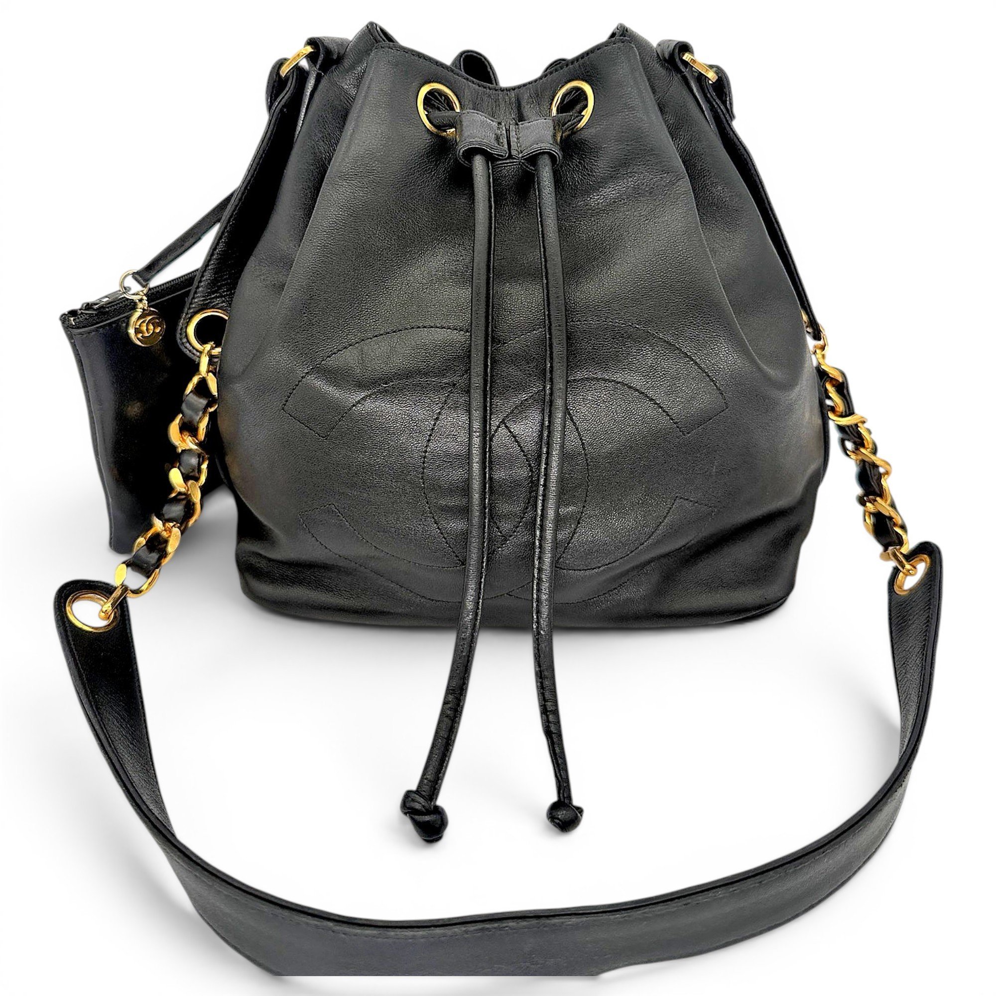 Gabrielle Bucket leather crossbody bag