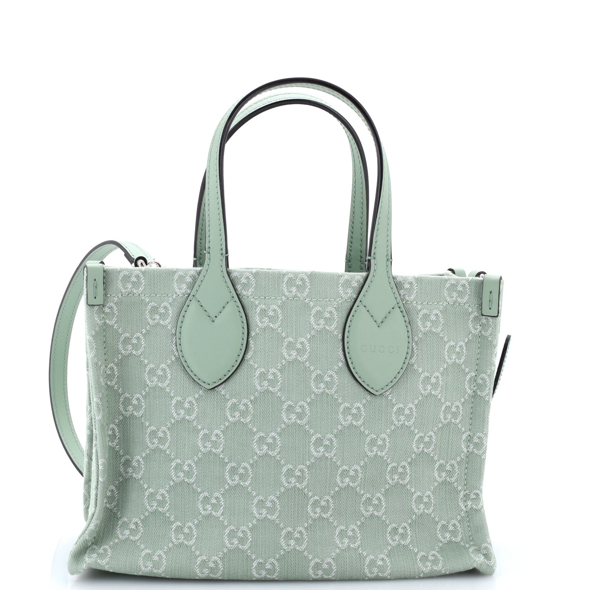 Ophidia Shopper Tote GG Denim Medium
