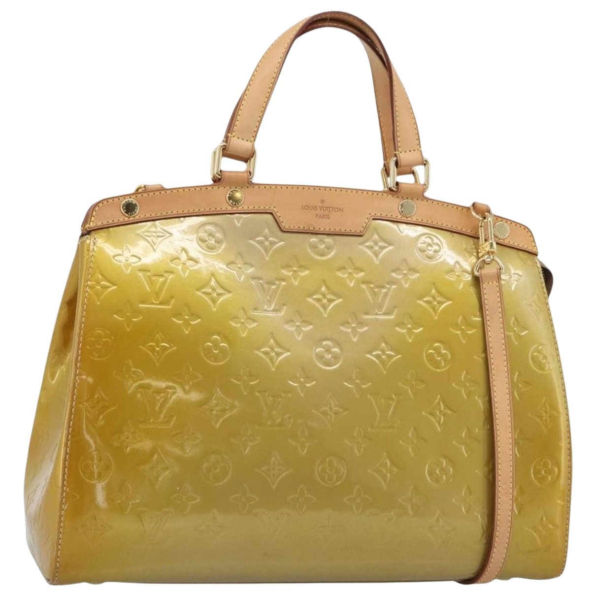 Patent leather handbag