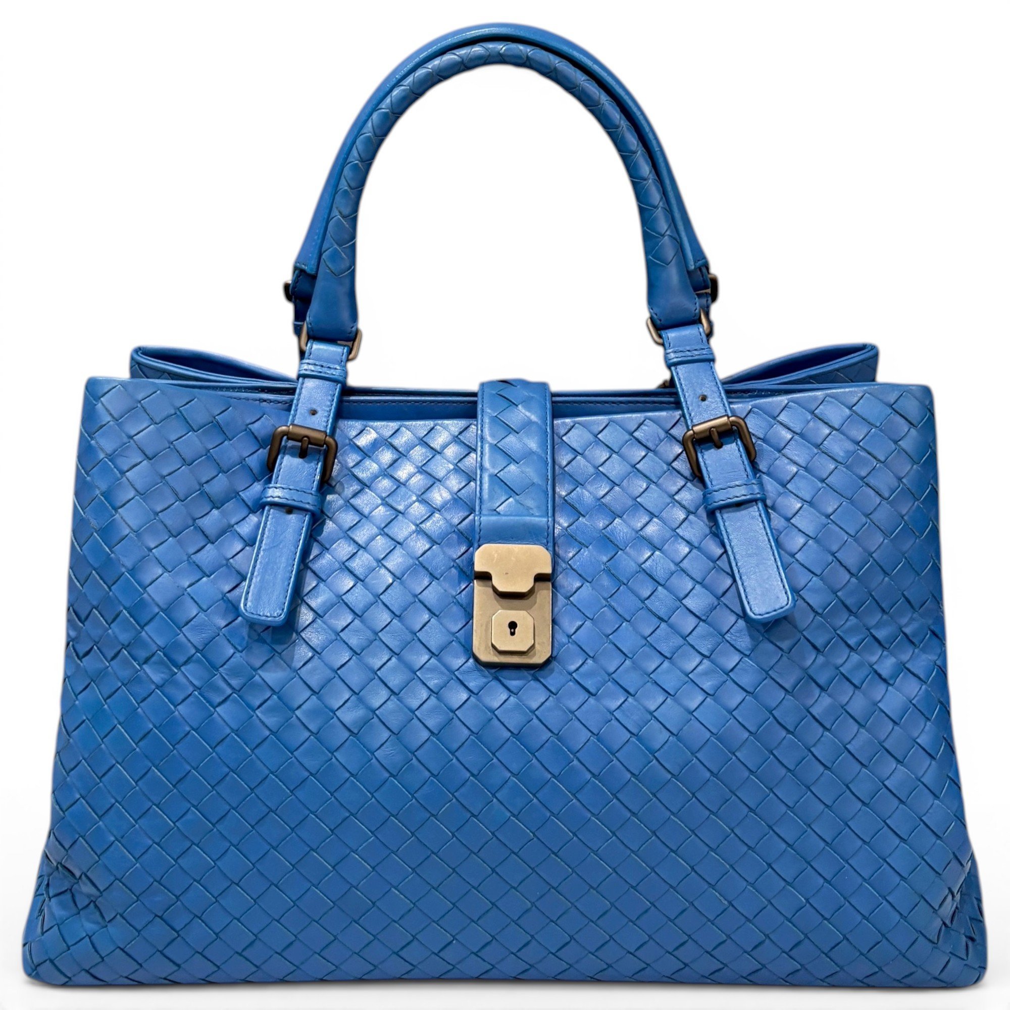 Roma pony-style calfskin tote