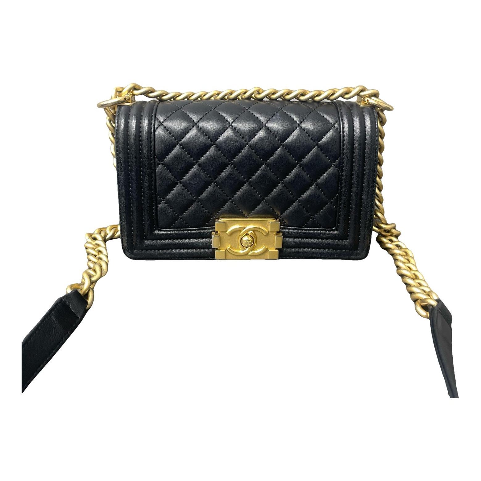 Boy leather crossbody bag